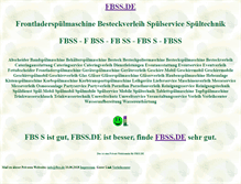 Tablet Screenshot of fbss.de